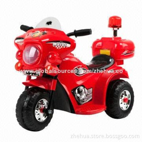 6 Volt 4.5Ah Kids Battery-operated Ride-on Motorcycle with Real Police Light and Shinning Function